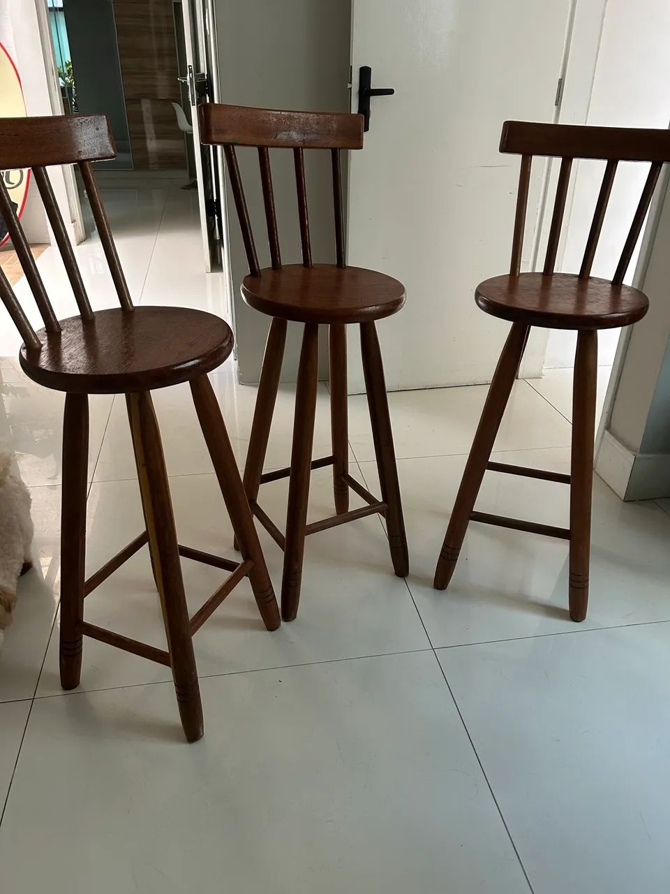 Banquetas madeira  - Foto 2