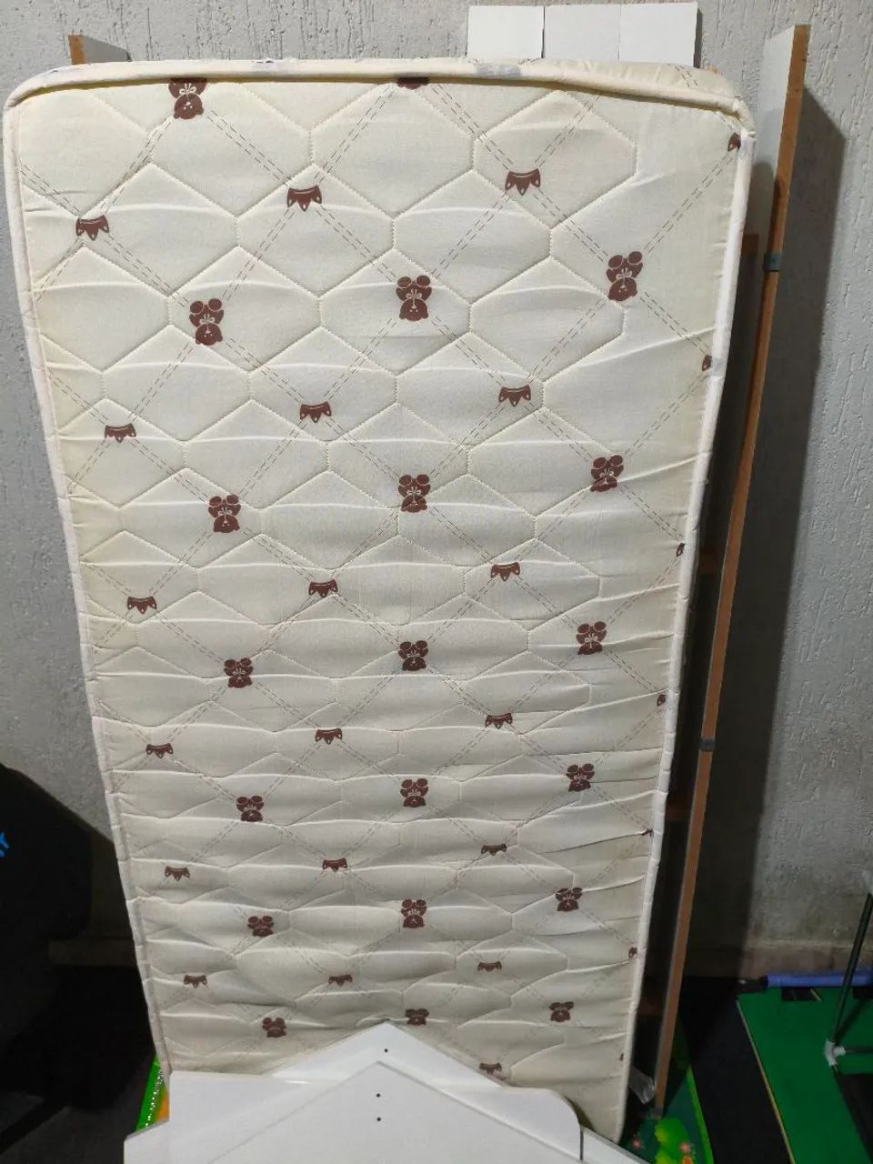 Cama Casinha Branca com Cortina e colchão  - Foto 2