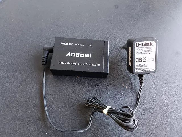 Extensor Hdmi 60m Conversor Via Cabo De Rede Cat5E/6 