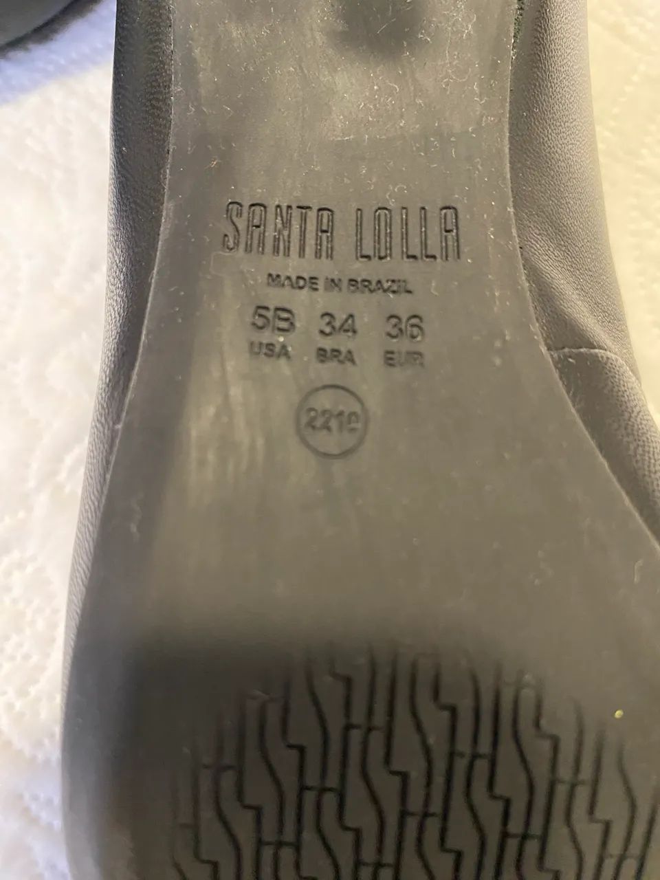 Scarpin Santa Lolla Preto  - Foto 2