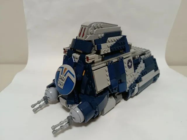 Blocos de Montar Veículo Star Wars MTT Azul Compatível com Lego - Foto 2