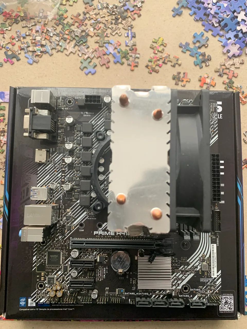 Kit Upgrade - Intel i5 10400f + Placa Mãe Asus H410M-E - Foto 3
