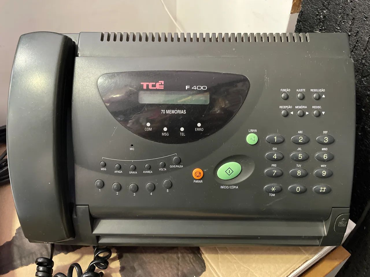 Telefone é fax 