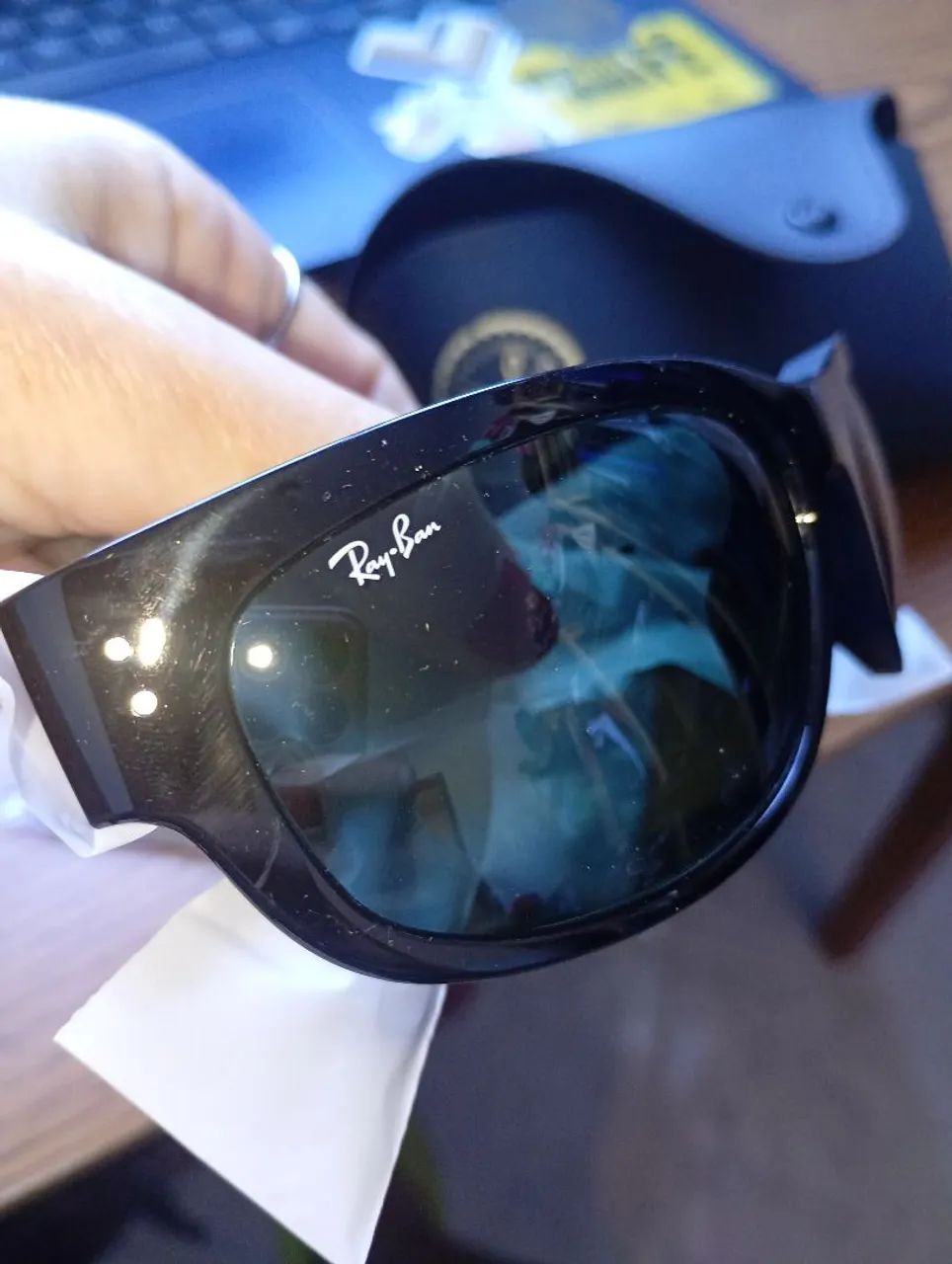 ÓCULOS RAYBAN ORIGINAL NOVO - Foto 3