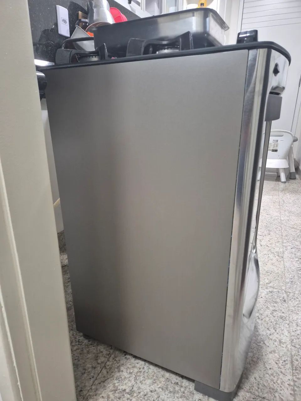 Fogão Inox 4 bocas Consul - Foto 3