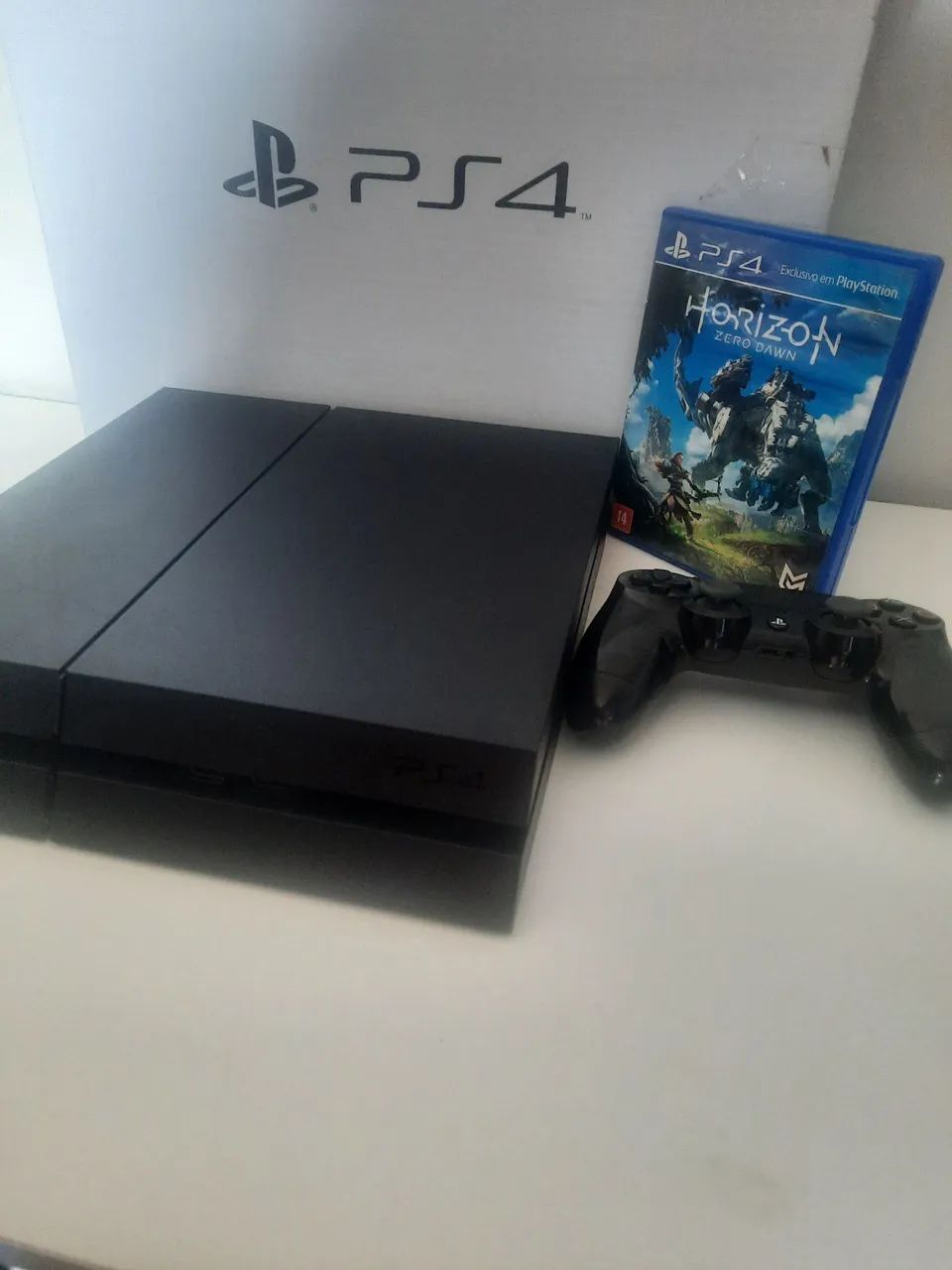 PS4 com jogo - Aceito cartão  - Foto 3