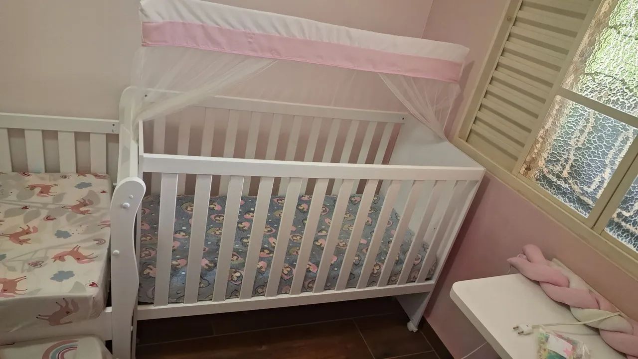 Vende-se Berço com colchão - Foto 4