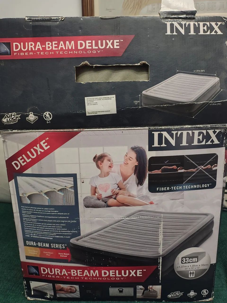 Colchão deluxe Intex com bomba interna - Foto 2