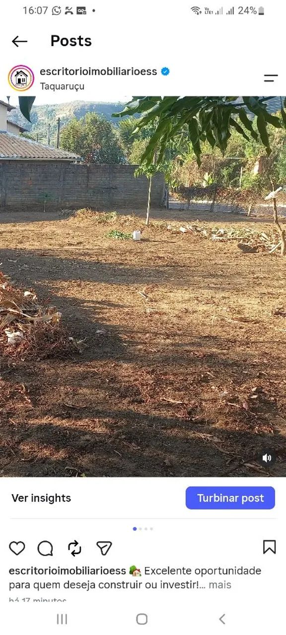 Terreno de esquina 430 M2 Taquaruçu  - Foto 3