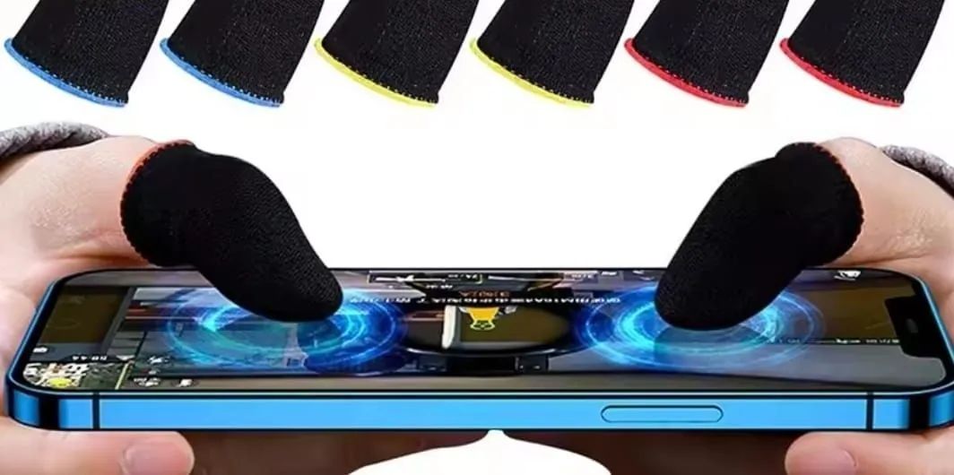 Par de luvas para smartphone, capa de dedo - Foto 3