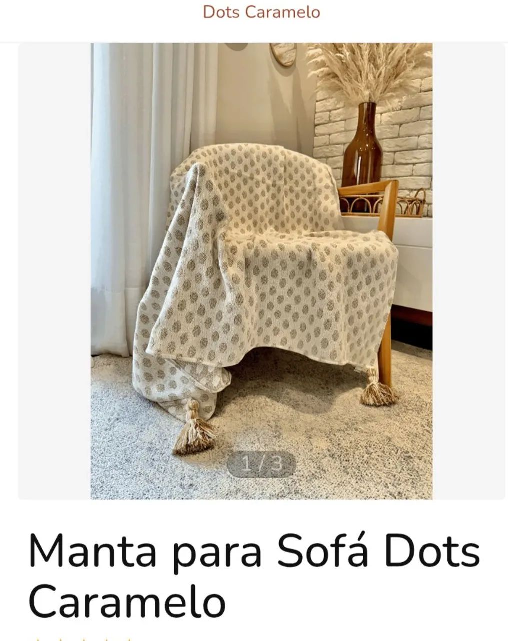 Manta Dots - Estilo Boho