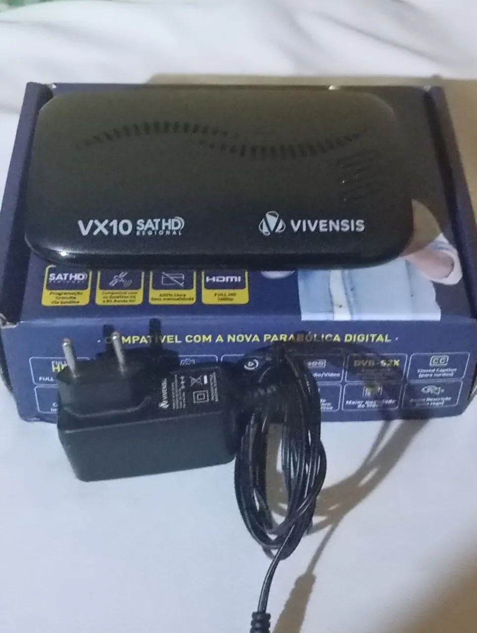 Receptor Digital Vivensis VX10 SAT HD Regional - Sem Mensalidade  - Foto 3