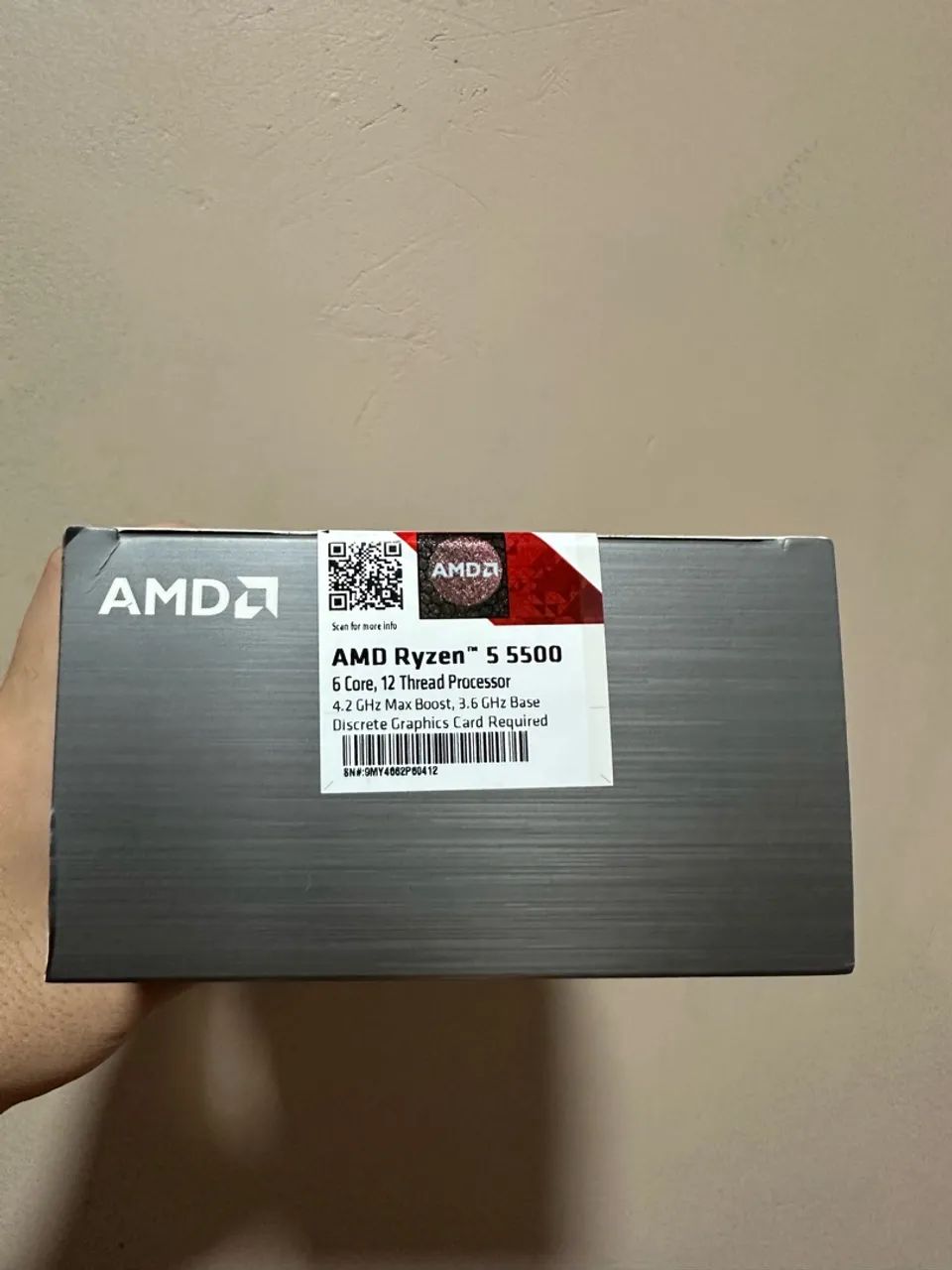 ? AMD RYZEN 5 5500 ? NOVO, NUNCA USADO! ? - Foto 3
