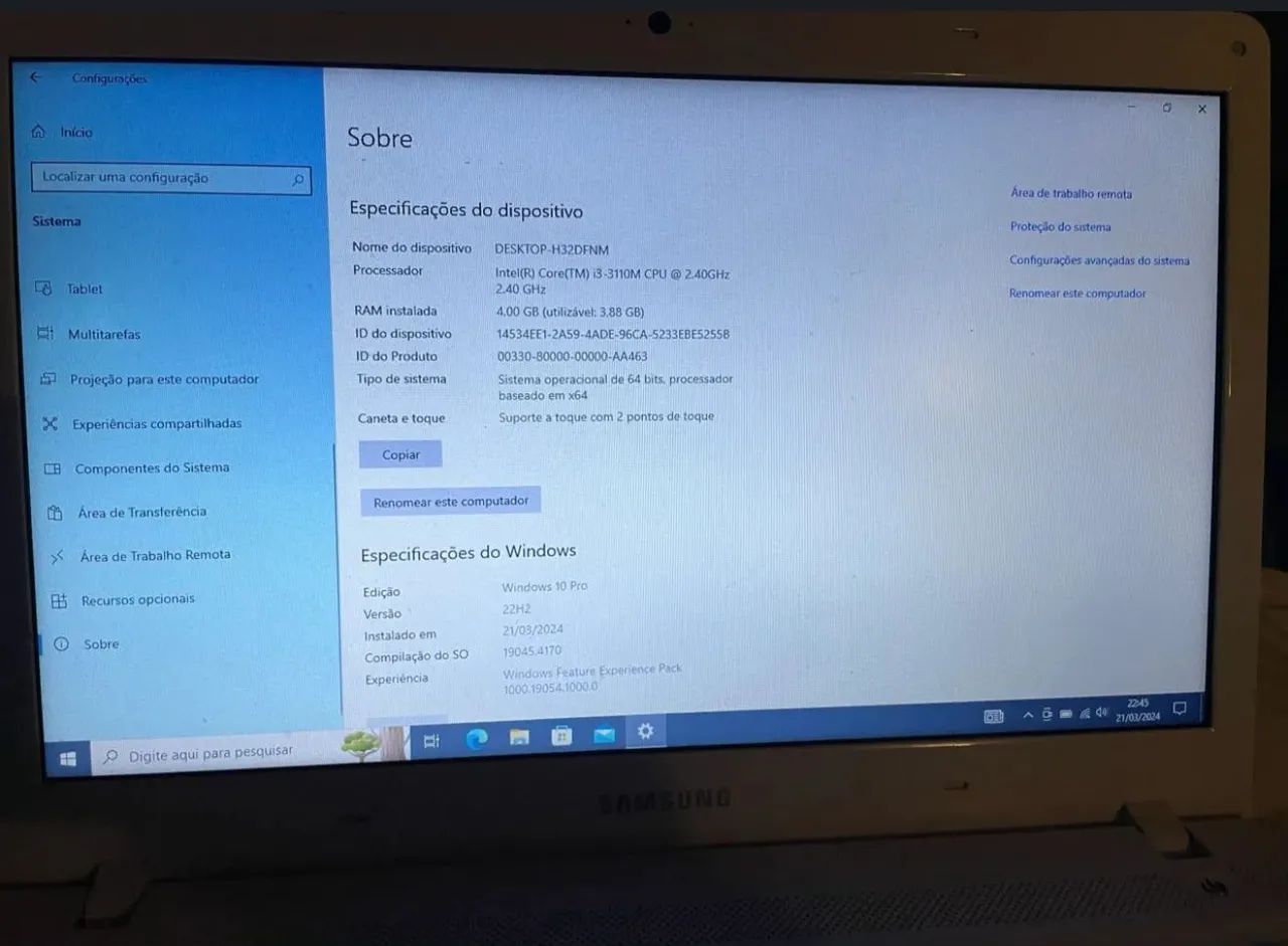 Notebook Samsung - Intel i3 - Foto 4