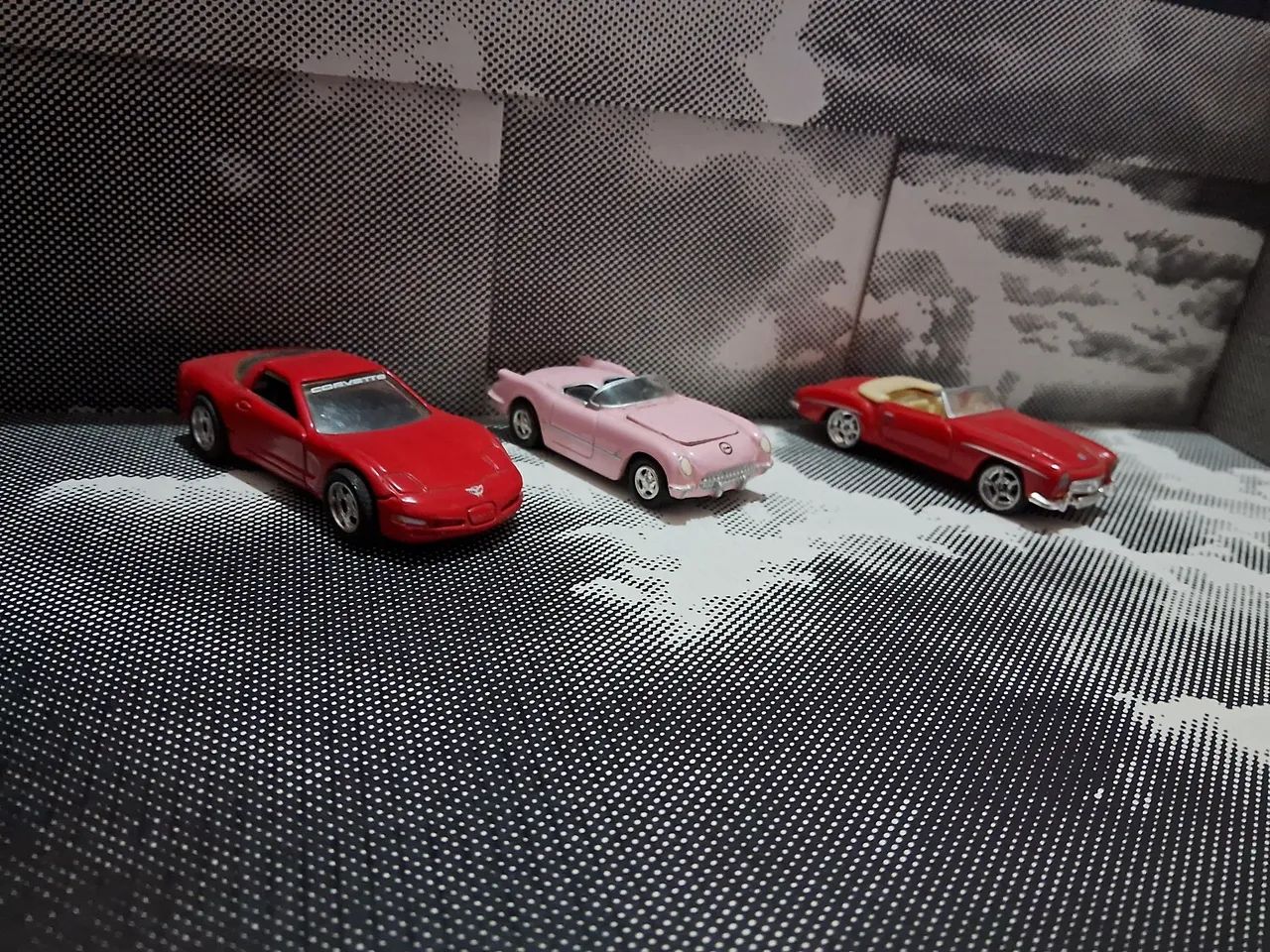 3 miniaturas 1:64 pneus de borracha 