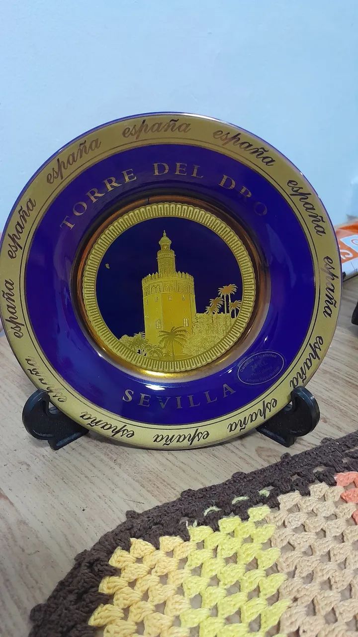 Vendo prato decorativo Torre de dro Sevilha