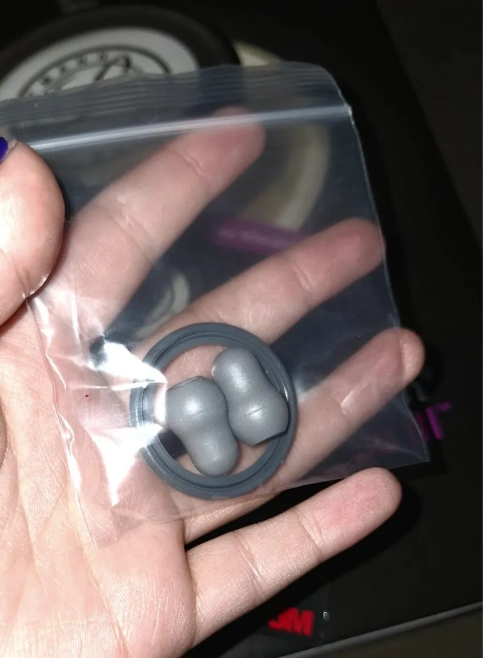 estetoscópio littmann 3 roxo  - Foto 4