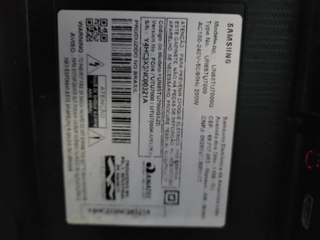 Vendo TV Samsung 65 polegadas  - Foto 2