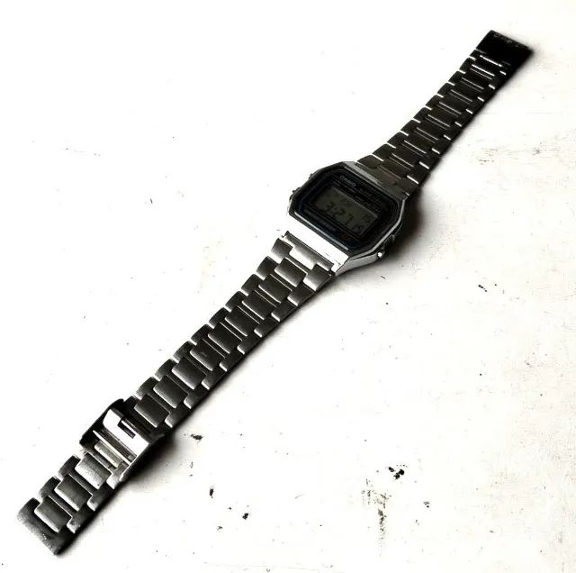 Relógio de Pulso Casio (Modelo A158W) - Pulseira de Aço - Usado - Funcionando  - Foto 2