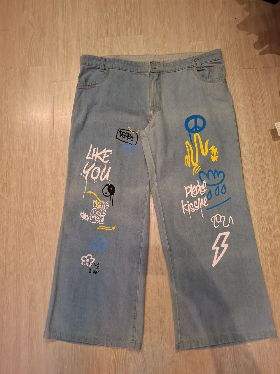 Calça wid leg Plus Size 58