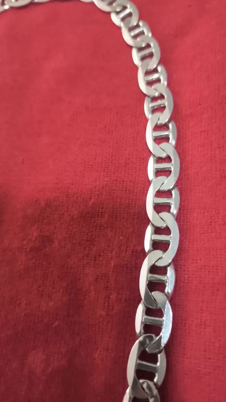 Colar de prata italiana 950 - Foto 2