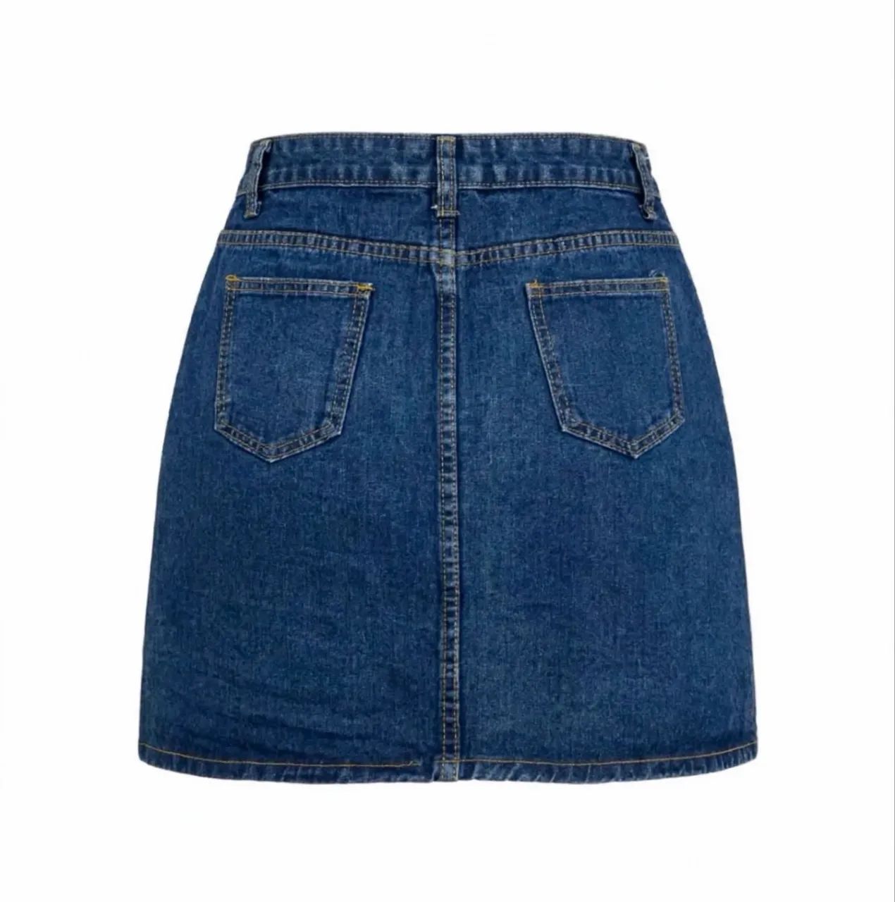 Saia Jeans com Botões - tamanho 42  - Foto 2