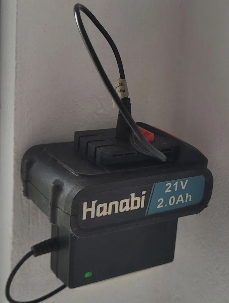 Bateria e carregador furadeira e parafusadeira hanabi 21v 2.0  - Foto 3