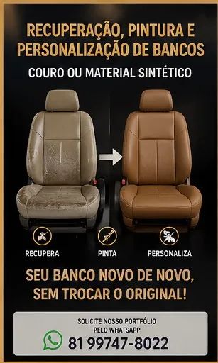     Bancos Renovados com Acabamento de Fábrica