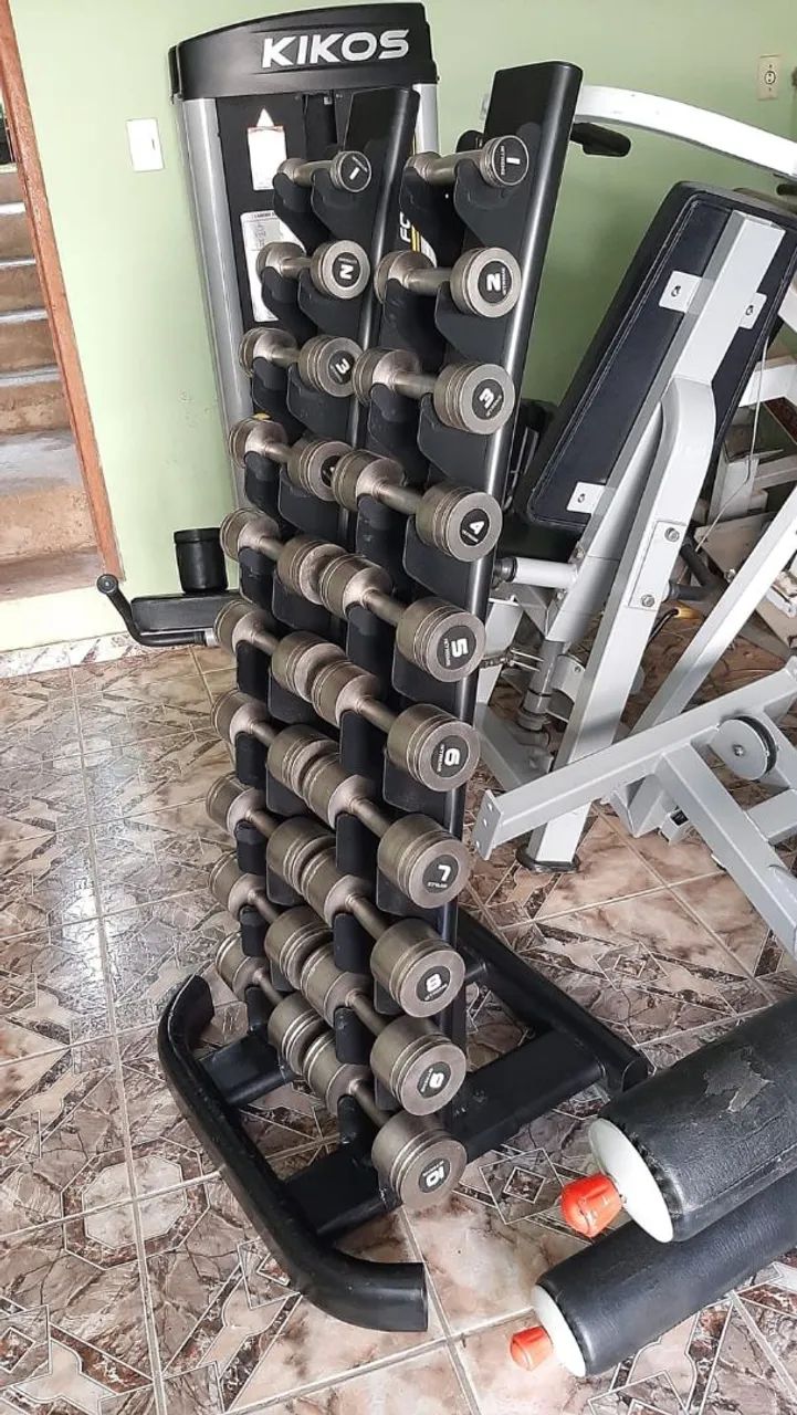 Halter - Dumbells - Academia 