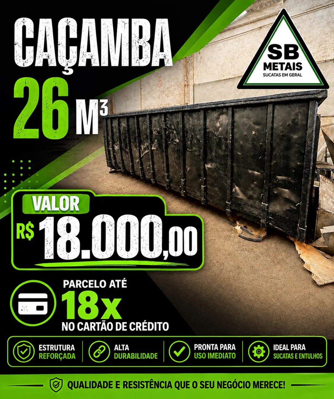 Caçamba Rollon off