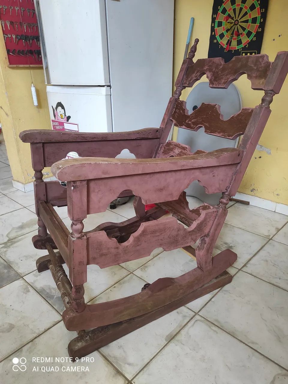 Cadeira antiga,para restauração: - Foto 4