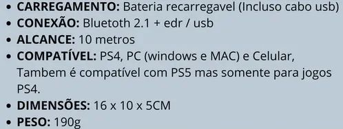 CONTROLE PS4 - Foto 2