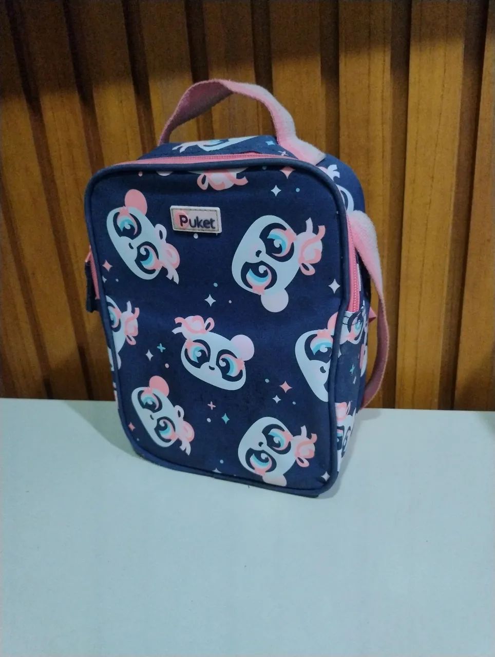 Mochila escolar de rodinhas e lancheira termica Puket - Foto 3