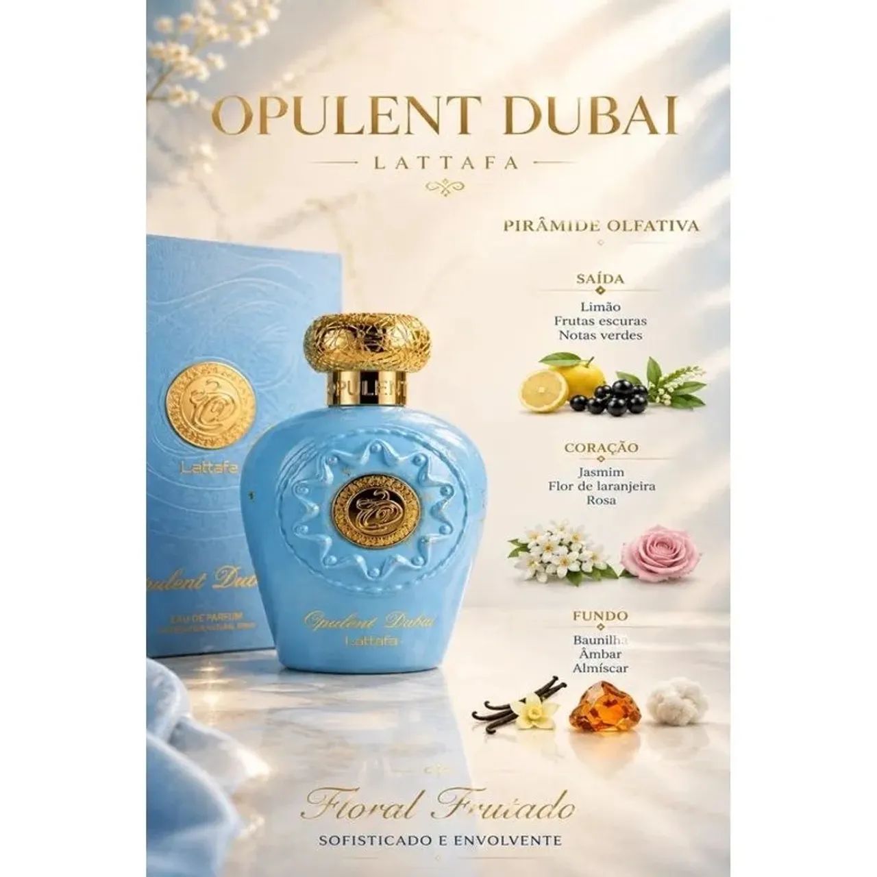 Opulent Dubai - Lattafa 100ml - Foto 4