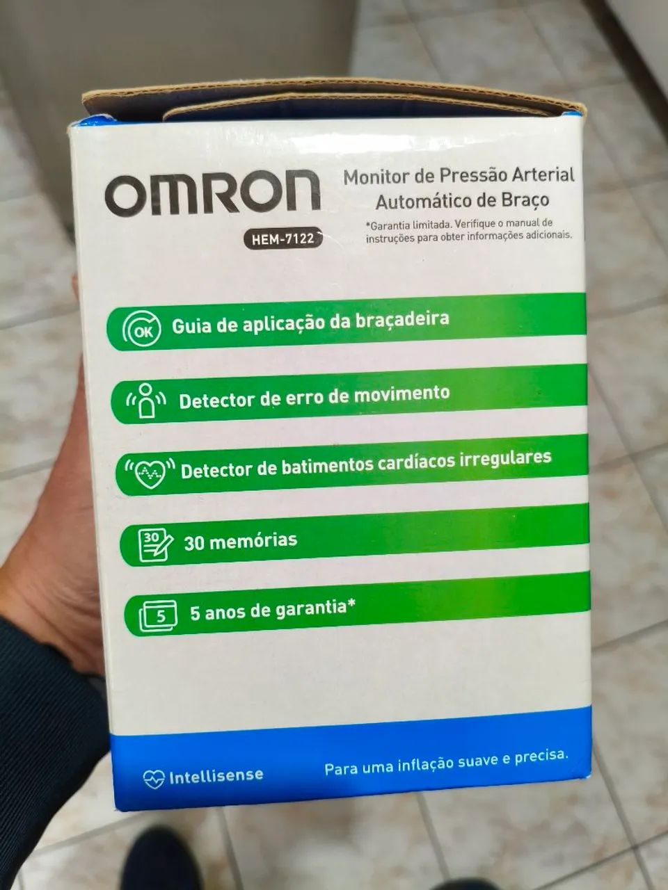 Monitor de pressão Omron HEM-7122 - Foto 4