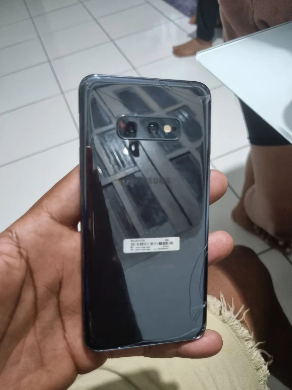 S10e 128 gb está zero só a trás q trinco top - Foto 4