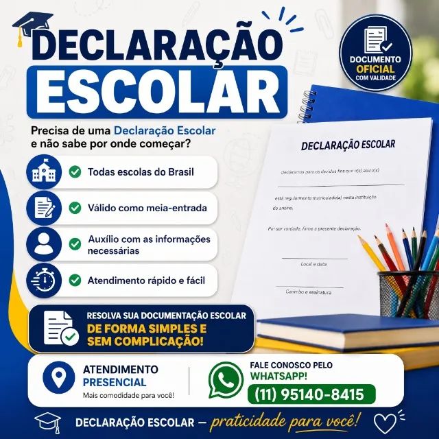Declaração Escolar 