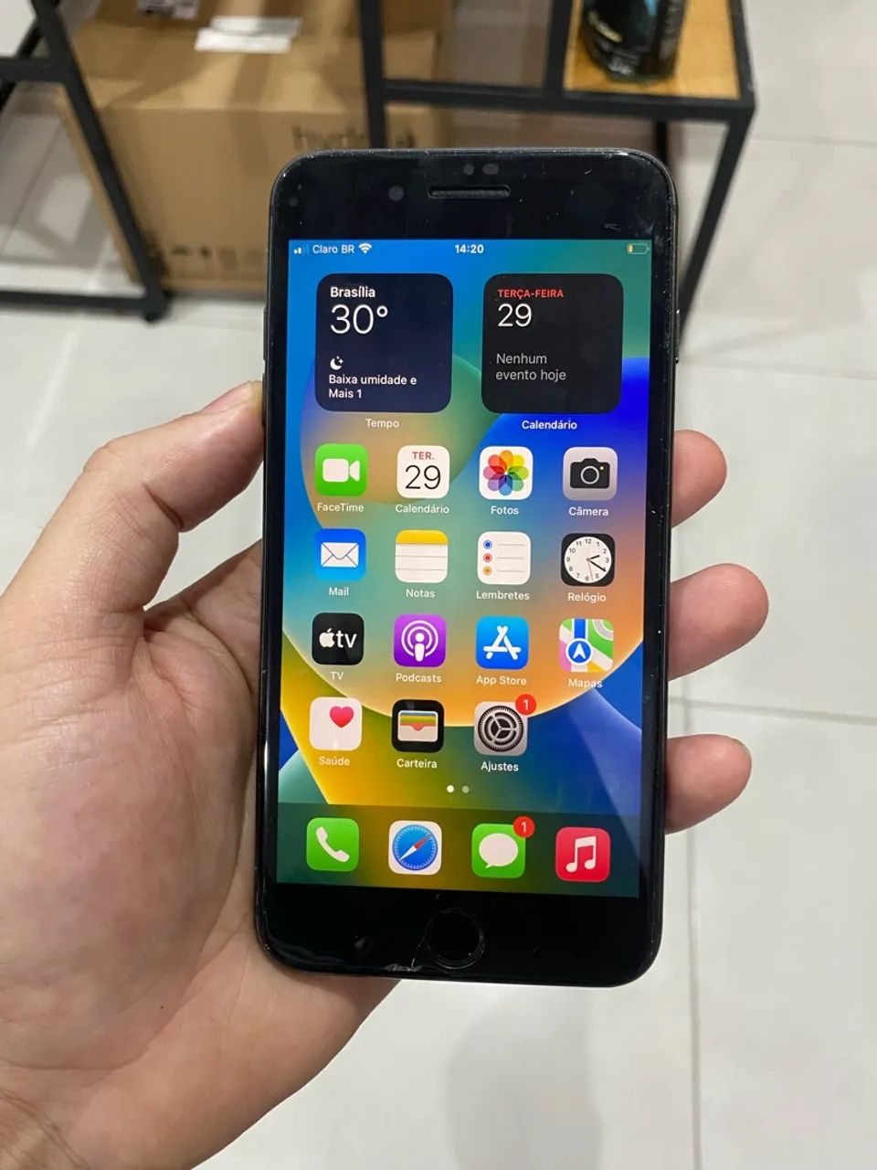 iPhone 8 Plus 128gb Preto 