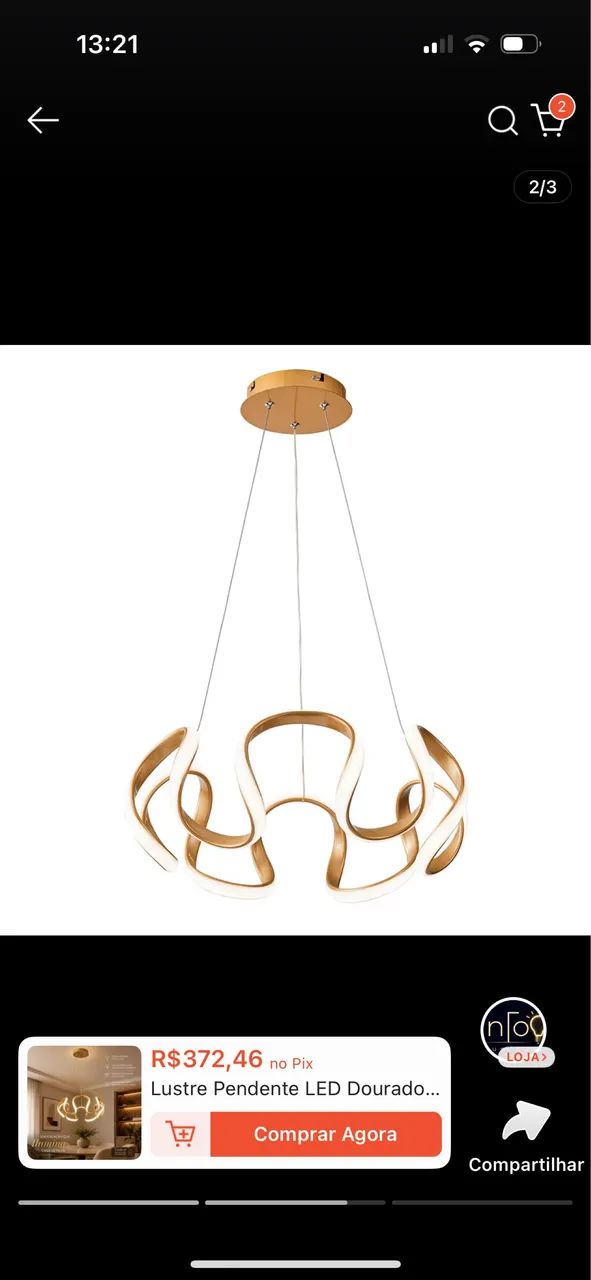 Lustre Pendente 