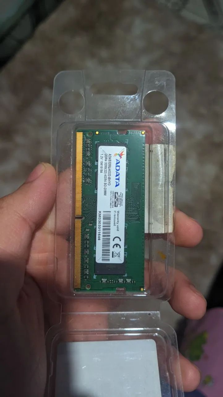 Memória RAM DDR 4GB notebook 