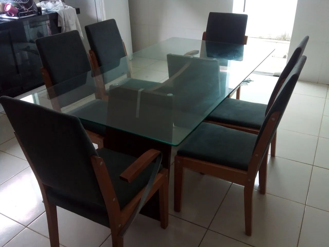 Mesa de vidro em perfeito estado - Foto 4