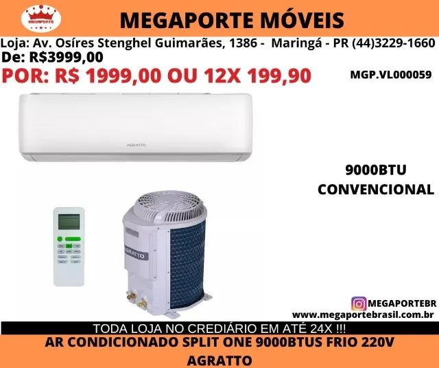 AR CONDICIONADO AGRATTO