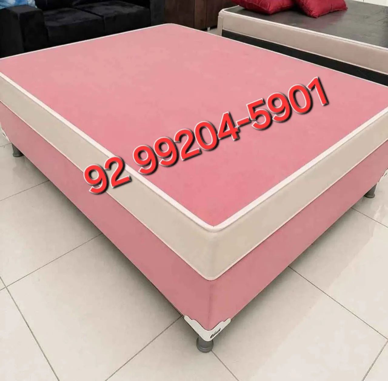 CAMA ROSA DE CASAL ___400