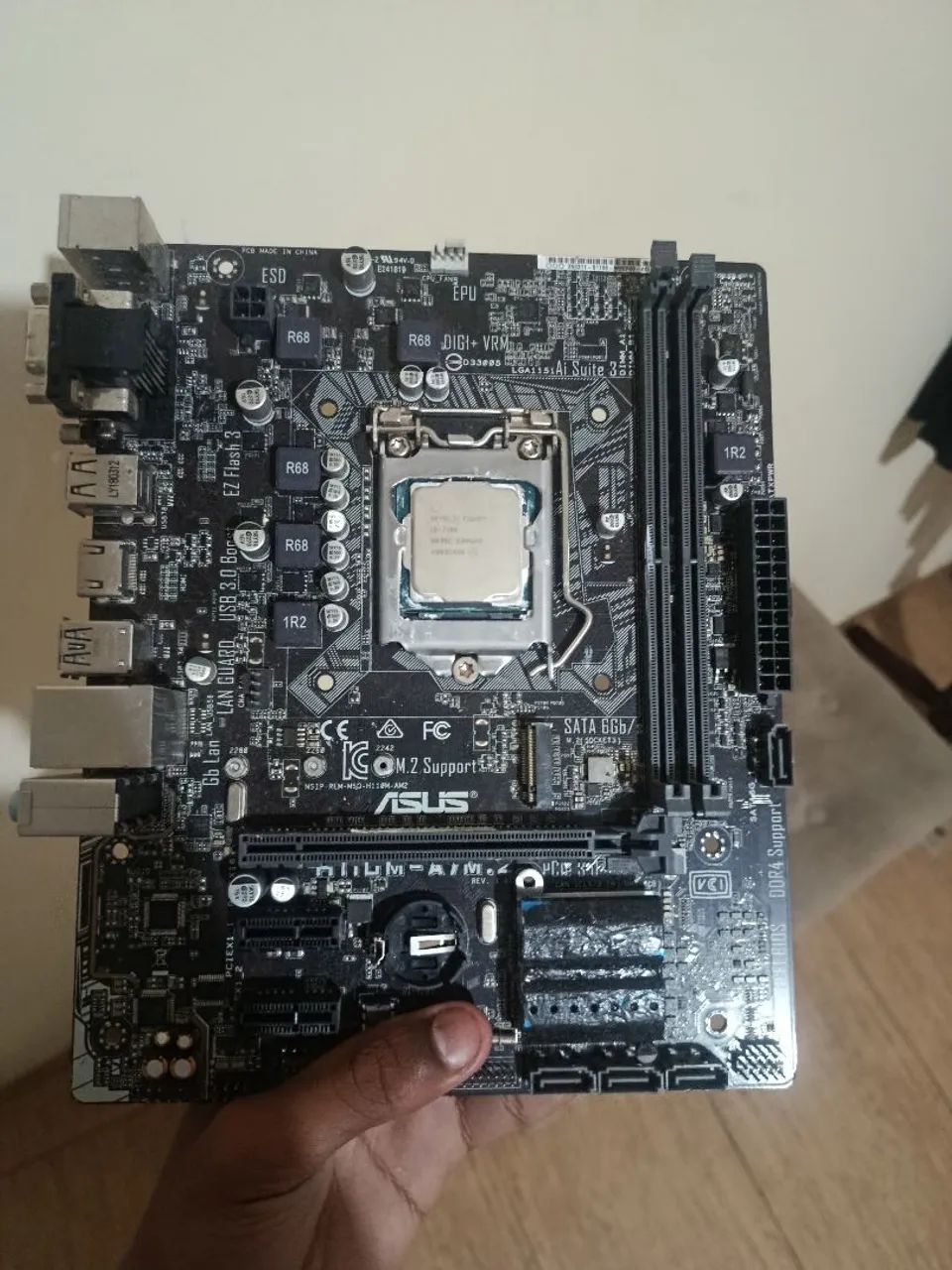 2 placas mãe h110m + i3-7100  - Foto 4