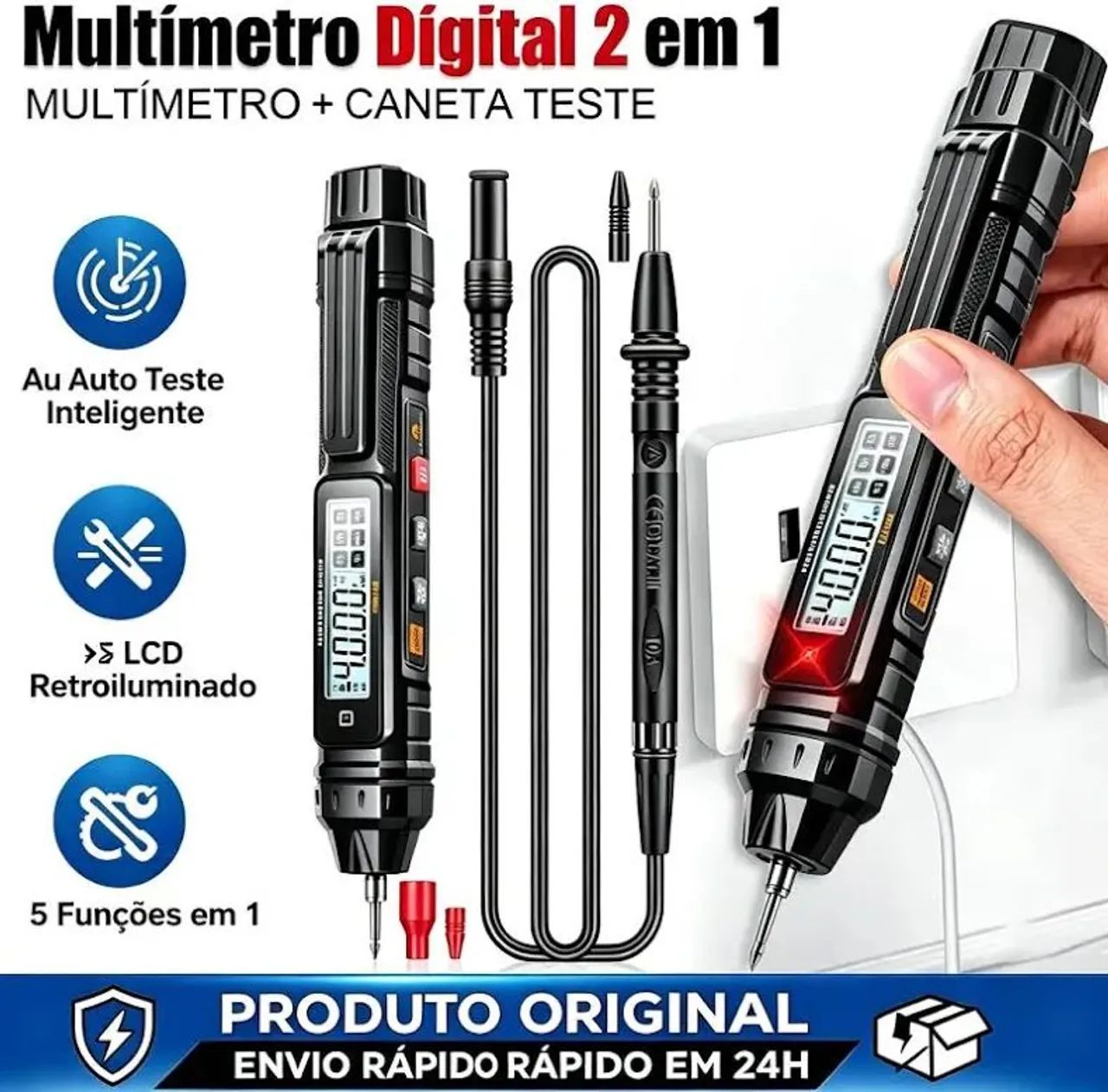 Multímetro digital Aneng A3005 - Foto 3