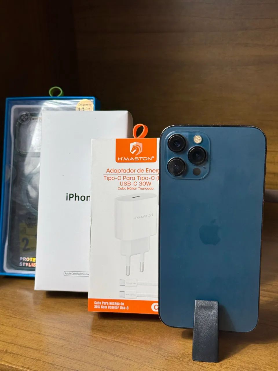 IPHONE 12 PRO MAX 256 GB COM CAIXA E NOTA