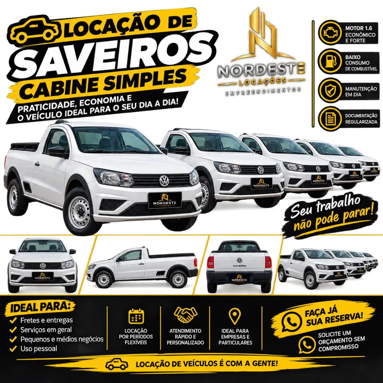 Aluguel Saveiro 