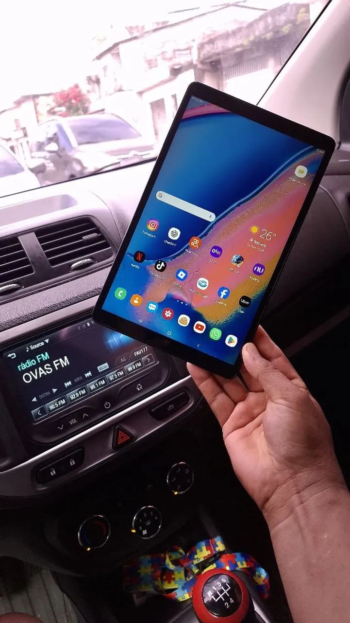 599 Tablet Tab A Samsung Chip 4G 32Gbs e 10 Polegadas (Aceito cartao por aproximacao) - Foto 5