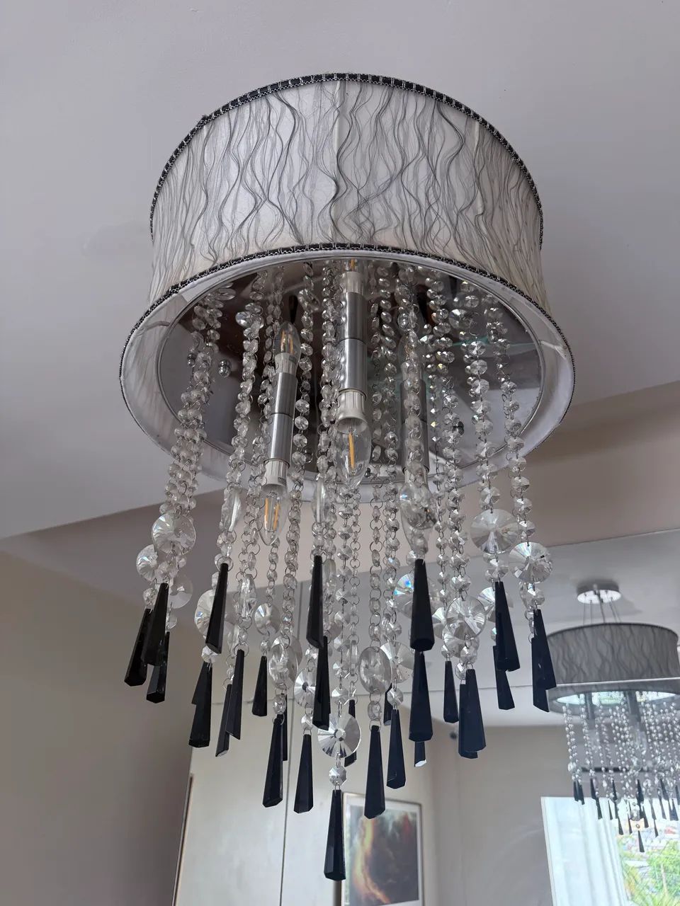 Lustre pendente de cristal - Foto 3