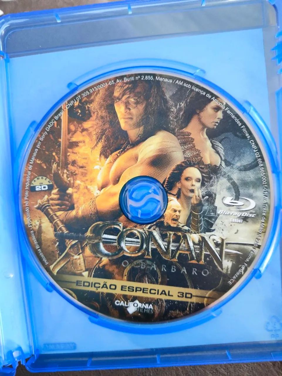 Blu Ray Conan O Bárbaro 2D/3D - Foto 2